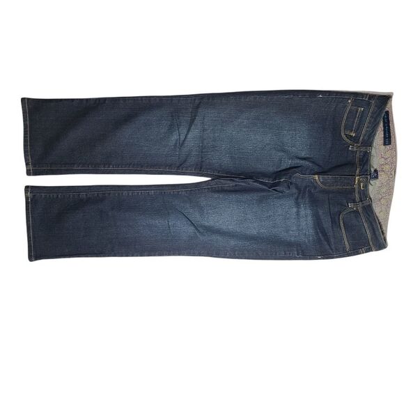 Ashley Straight Leg Denim Blue Jeans - Picture 2 of 7